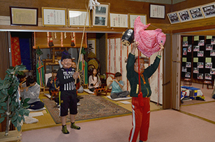 写真：大正宮神楽保存会実践練習見学3
