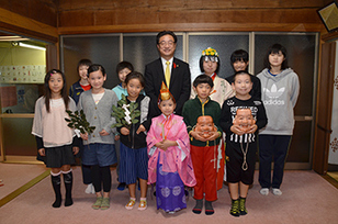 写真：大正宮神楽保存会実践練習見学4