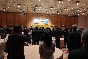 写真：新年交礼会　会場の様子