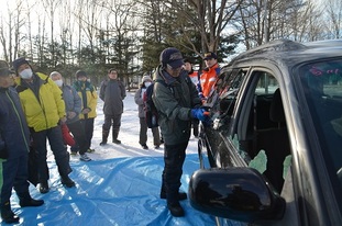写真：冬季防災訓練の様子2