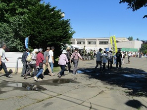 写真：地域防災訓練の様子1