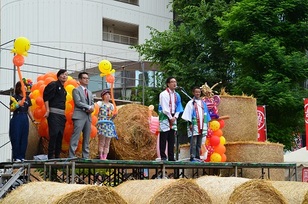 写真：平原まつり開会式の様子1