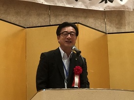 写真：関西帯広会定期総会　市長挨拶の様子