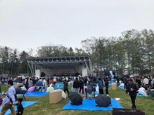 写真：おびひろ桜まつり　会場の様子