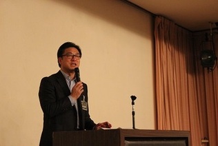 写真：十勝ドリームマップ会議2018　市長の挨拶の様子