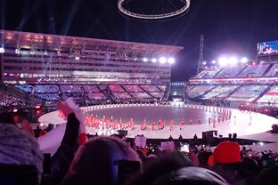 写真：平昌五輪　開会式の様子