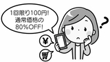 イラスト：不安がっている女性