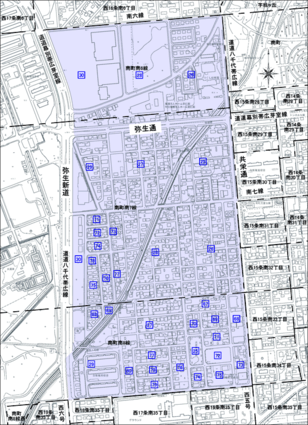 地図：改正前