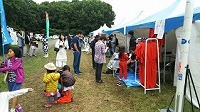 写真：北海道バルーンフェスティバル　出展ブースの様子1