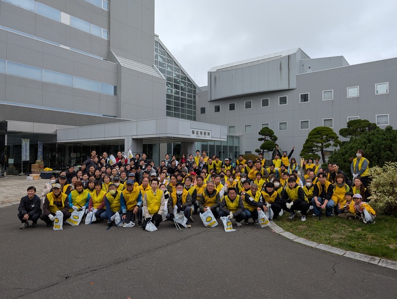 全体清掃　当日写真