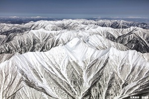 写真：冬の日高山脈