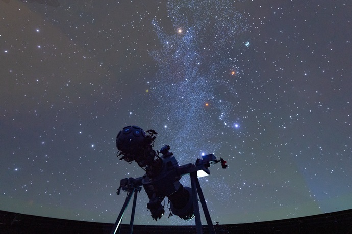 光源と恒星原版をリニューアルしたMS-10が映し出す星空