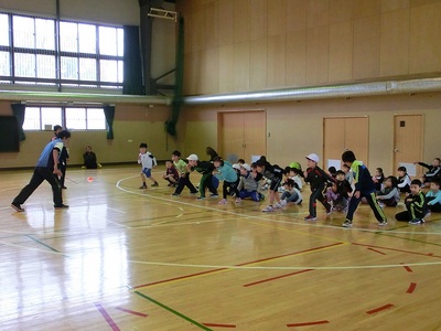 写真：帯広小地区走り方教室