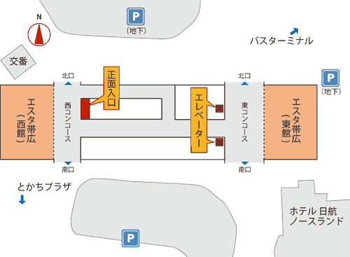 駅近隣地図