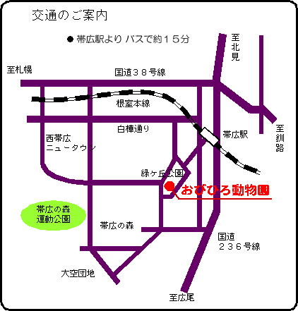 地図：交通のご案内