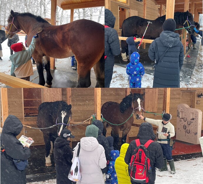 おびZoo寺子屋ばん馬編の様子