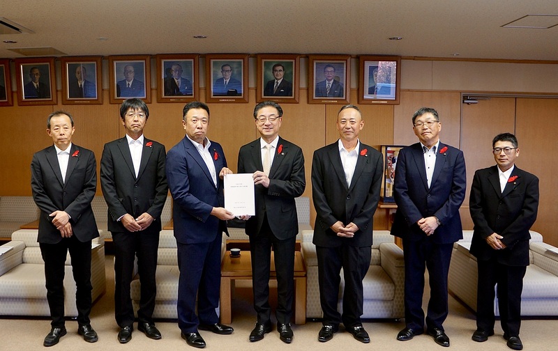 農業委員会六役と米沢市長