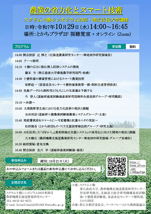 スクラム十勝のポスター表面