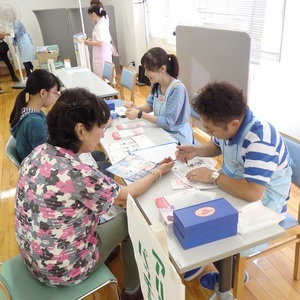 健康相談の様子の写真