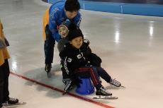 写真：親子スピードスケート教室の様子6