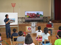 写真：広野小学校での授業の様子1