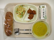 写真：5月2日中学校献立