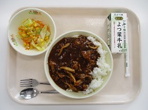 写真：7月19日中学校献立