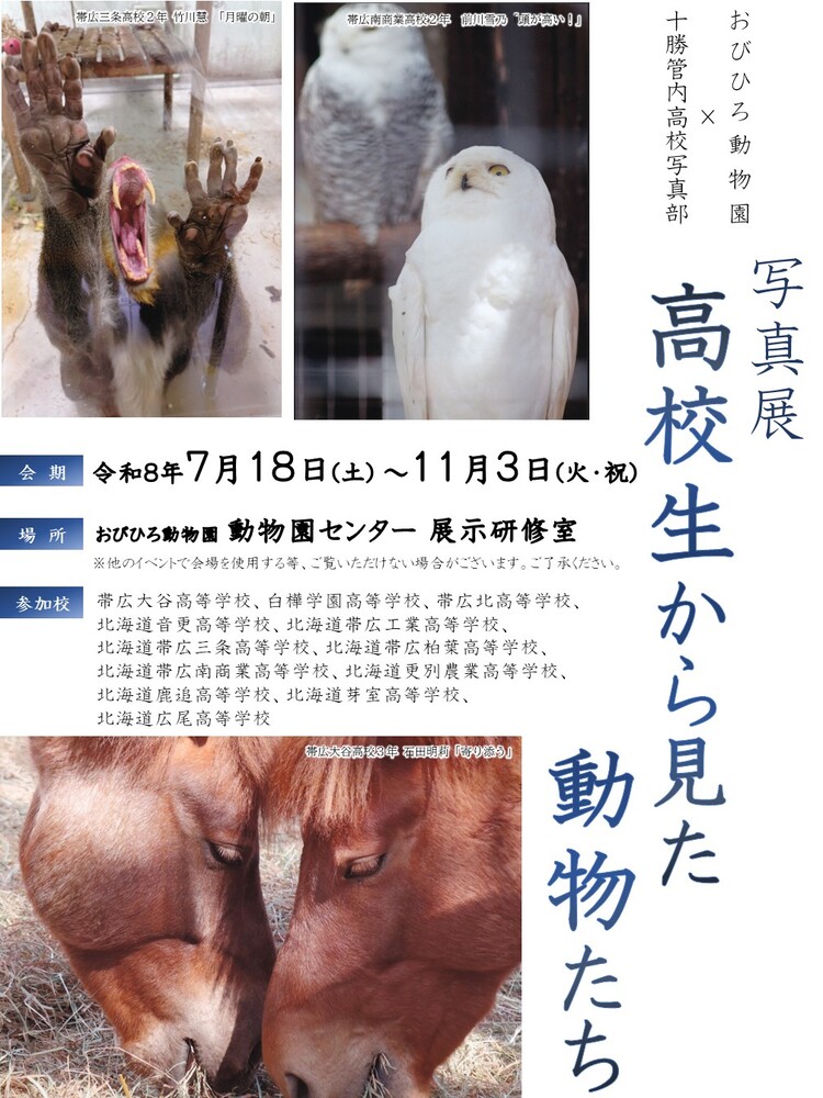 写真:写真展のポスター。