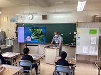 写真：広野小学校での授業の様子1