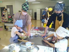 パパと子の料理教室写真