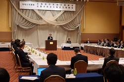 写真：北海道市長会の総会