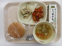 写真：12月4日中学校献立