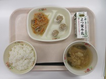 写真:5月7日中学校献立