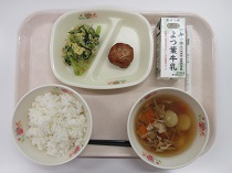 写真:5月21日中学校献立