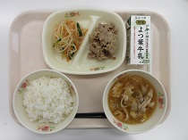 写真:5月28日中学校献立