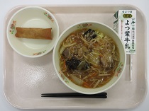 献立写真：6月6日中学校献立