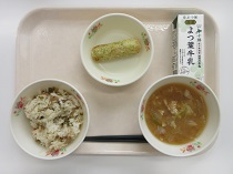 写真:6月14日中学校献立
