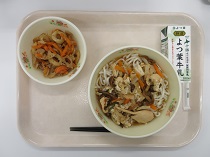 写真:7月11日中学校献立