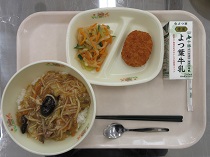 写真:7月16日中学校献立