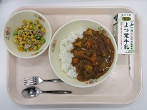写真:8月30日中学校献立