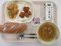 写真:9月9日中学校献立