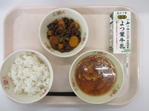 写真:9月12日中学校献立