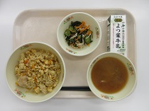 写真:9月13日中学校献立