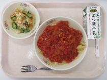 写真:9月19日中学校献立