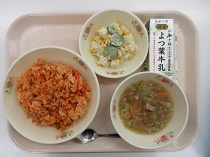 写真:10月8日B献立
