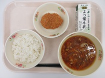 写真:10月10日中学校献立