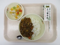 写真:11月13日中学校献立