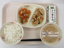 写真:12月3日中学校献立