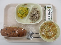 写真:12月9日中学校献立