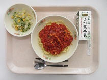 写真:12月12日中学校献立